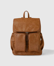 Load image into Gallery viewer, OiOi - Signature nappy backpack - Tan
