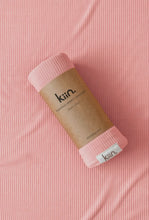 Load image into Gallery viewer, Kinn baby bamboo stretch swaddle -Peony