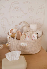 Load image into Gallery viewer, Kinn baby cotton rope nappy caddy