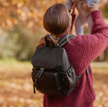 Load image into Gallery viewer, OiOi - Mini signature backpack - Black Neoprene
