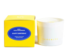 Load image into Gallery viewer, Hidden Message Candle - Happy Birthday Apricot &amp; Peach
