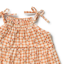 Load image into Gallery viewer, Wilson and Frenchy - checkerberry Ruffle dress
