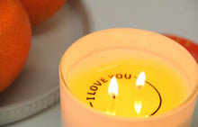 Load image into Gallery viewer, Hidden Message Candle - I Love You Blood Orange &amp; Grapefruit
