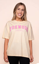Load image into Gallery viewer, Foxwood - Interval Tee in Pale Lemon/Pink

