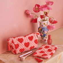 Load image into Gallery viewer, Kip &amp; Co Sweetheart velvet Cosmetic purse
