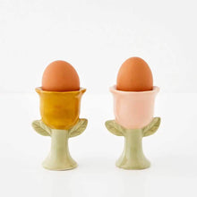 Load image into Gallery viewer, Ceramic Floral egg cups
