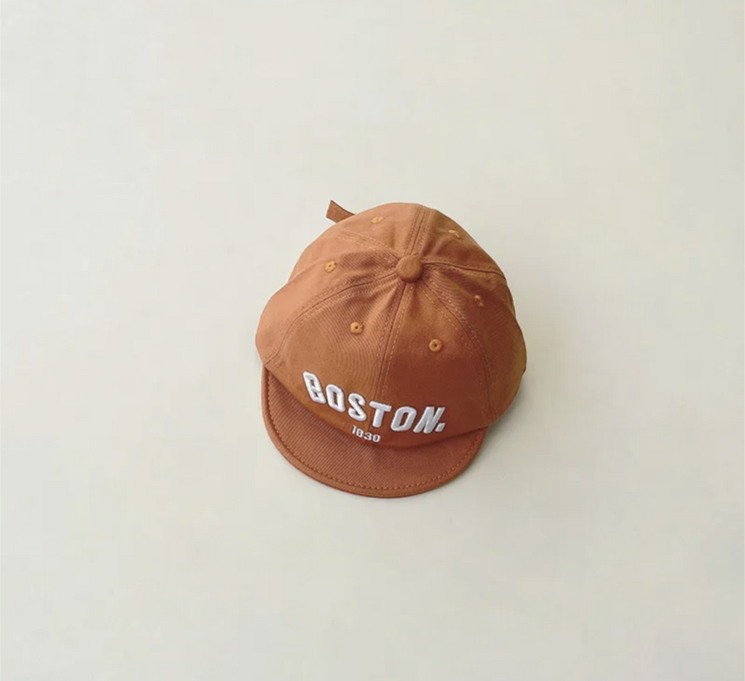 Boston Baby Cap - burnt orange